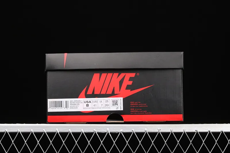 All categories Air Jordan Jordan series basketball shoes Air Jordan 1 High Air Jordan 1 High AJ1 Joe 1 high top gray and white panda 555088-035
